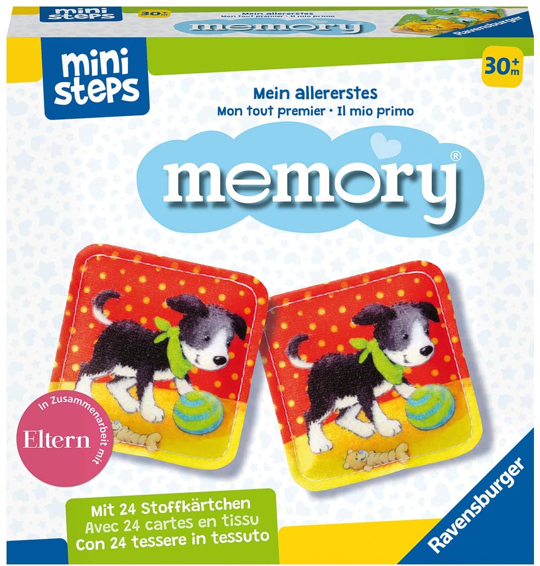 Ravensburger Ministeps 4176 My First Memory, Childrens Game With Fabric Ca