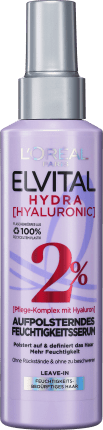 L\'ORÉAL PARiS ELVITAL Hair treatment Hydra [Hyaluronic], Plumping moisturizing serum, 150 ml