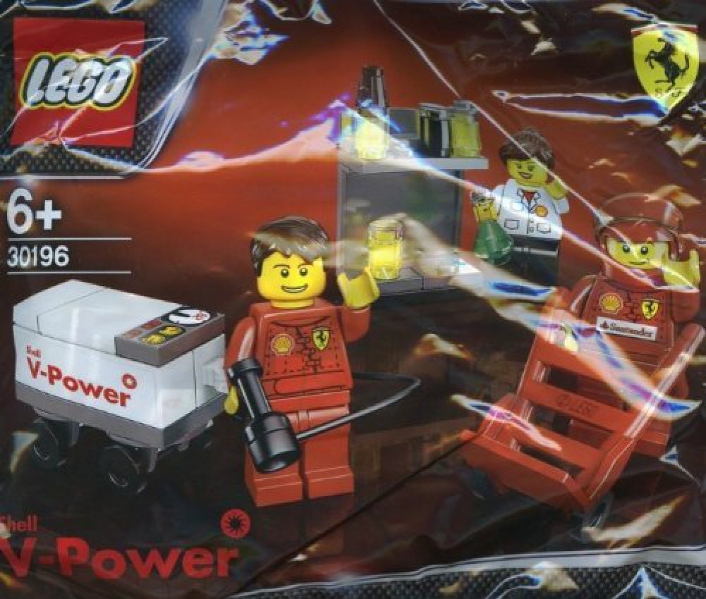 : LEGO Ferrari Shell Promo 30196 Ferrari pit crew Lego Ferrari (japan impor