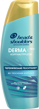 head&shoulders Shampoo Derma x Pro, Deep-acting moisture, 225 ml