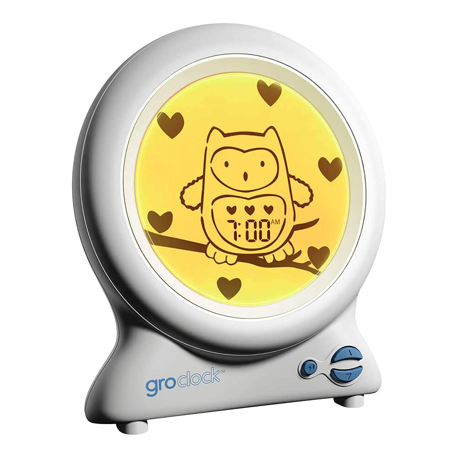 Tommee Tippee Groclock Toddler Clock and Sleep Trainer Alarm Clock and Night Light with USB Port