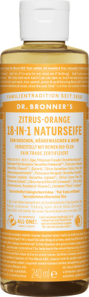 Dr.Bronner\'s Natural soap 18in1 Citrus-Orange, 240 ml