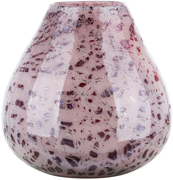 GILDE GLAS art Decorative Vase Glass Vase – Modern Decoration – Table Vase – Height 25 cm
