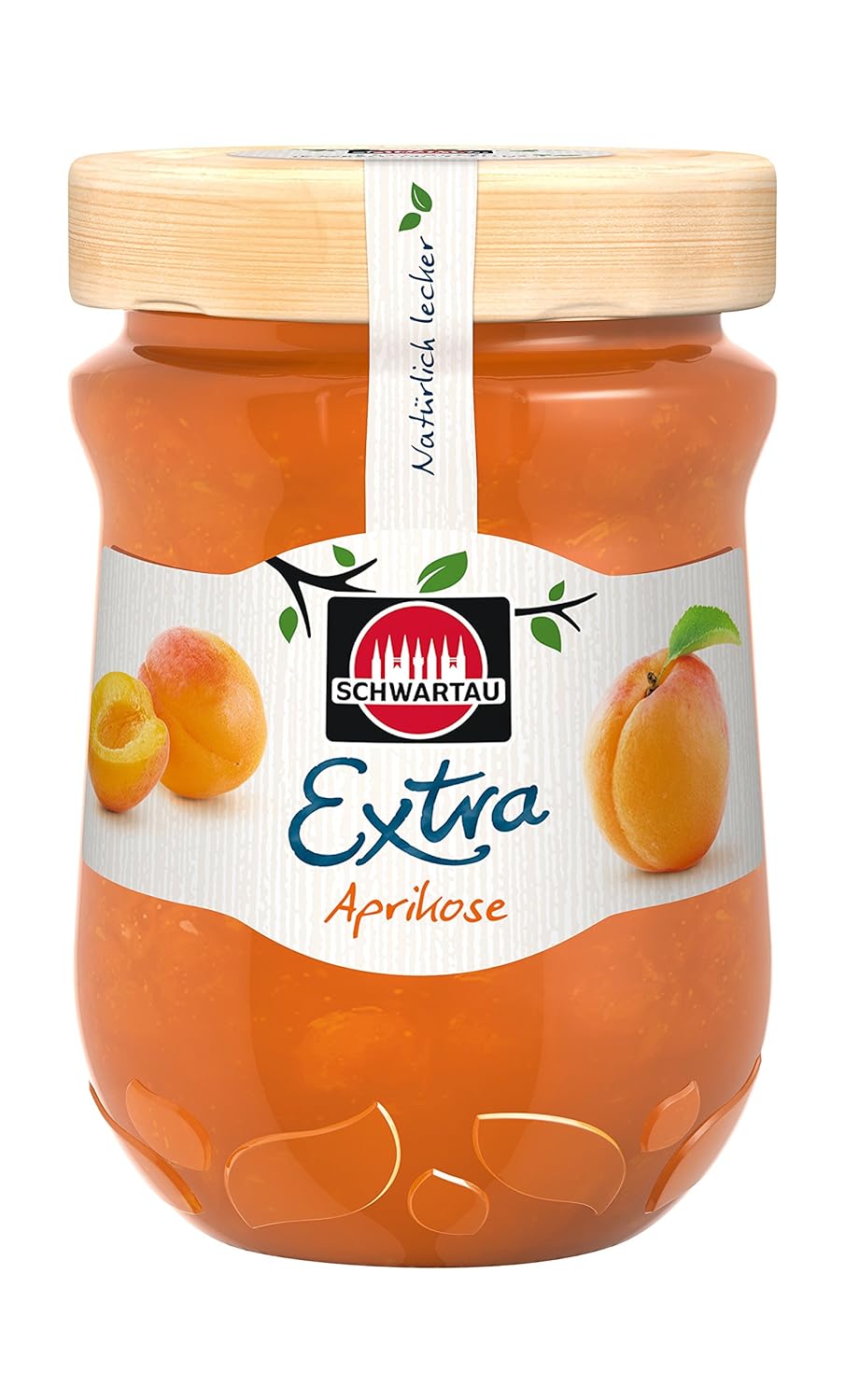 Schwartau Extra Apricot Jam Pack of 6 (6 x 600 g)