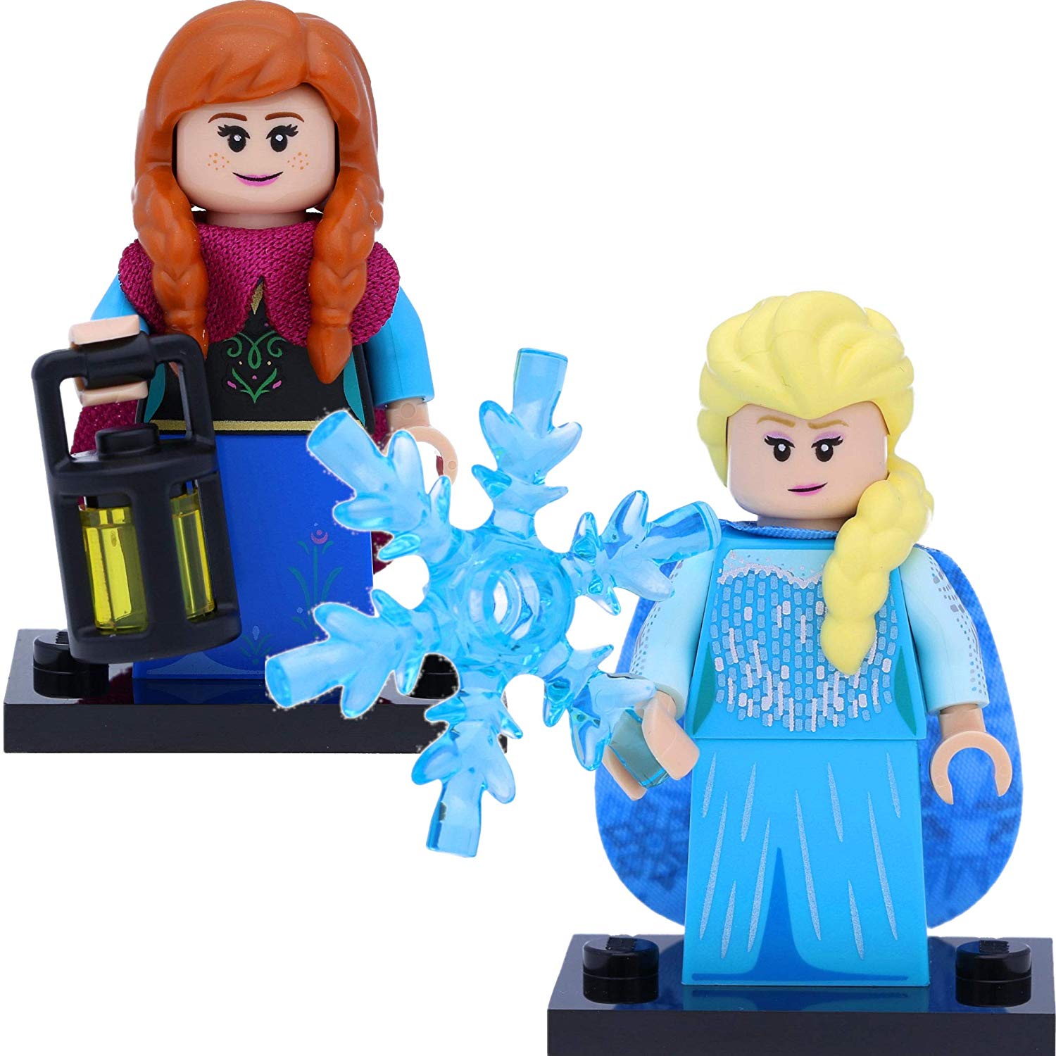 Lego 71024 Disney Series 2 Minifigures: #9 Elsa And #10 Anna (Frozen)