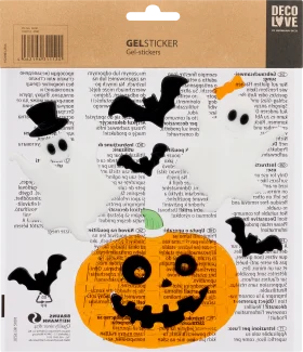 Decorate & Set Up Gel Stickers, Pumpkin & Ghosts Multisheet, 1 pc