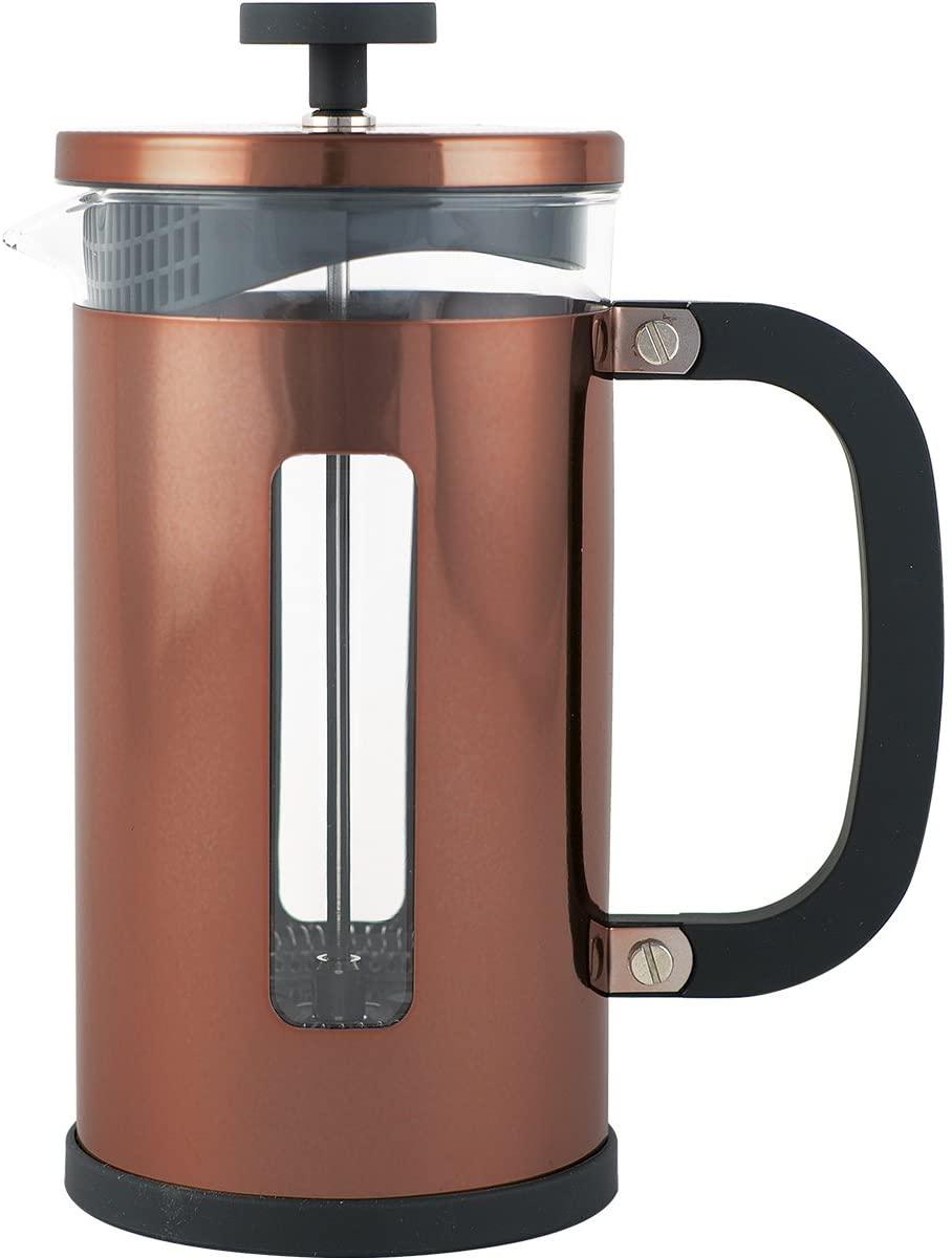 Creative Tops La Cafetiere Pisa 3-Cup Copper Finish Coffee Maker with Scoop
