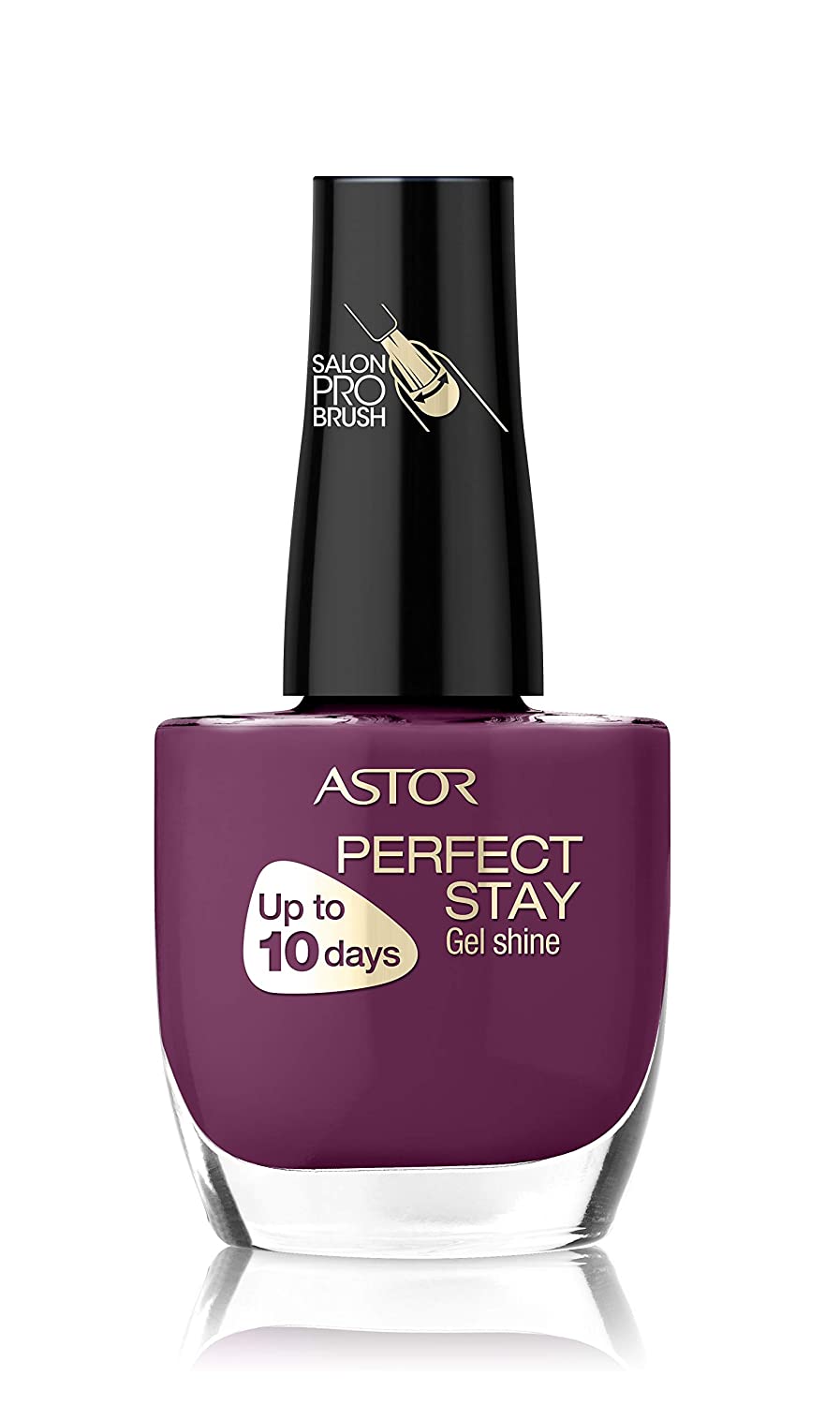 Astor Perfect Stay Gel Shine Nail Polish Long Lasting 1 Pack of 12 ml 644 Violet Sweets