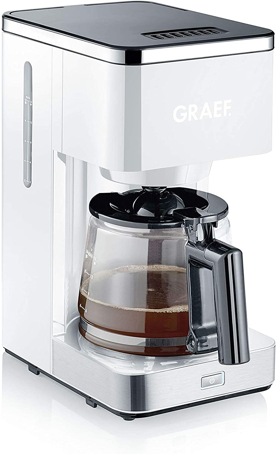Graef FK401EU Filter Coffee Maker, 1000, White