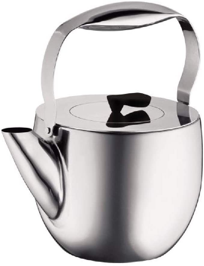 Bodum Tea Press, Tea Maker, Teapot, 1.5 l, 51 oz, Stainless Steel Shiny, 11496-16