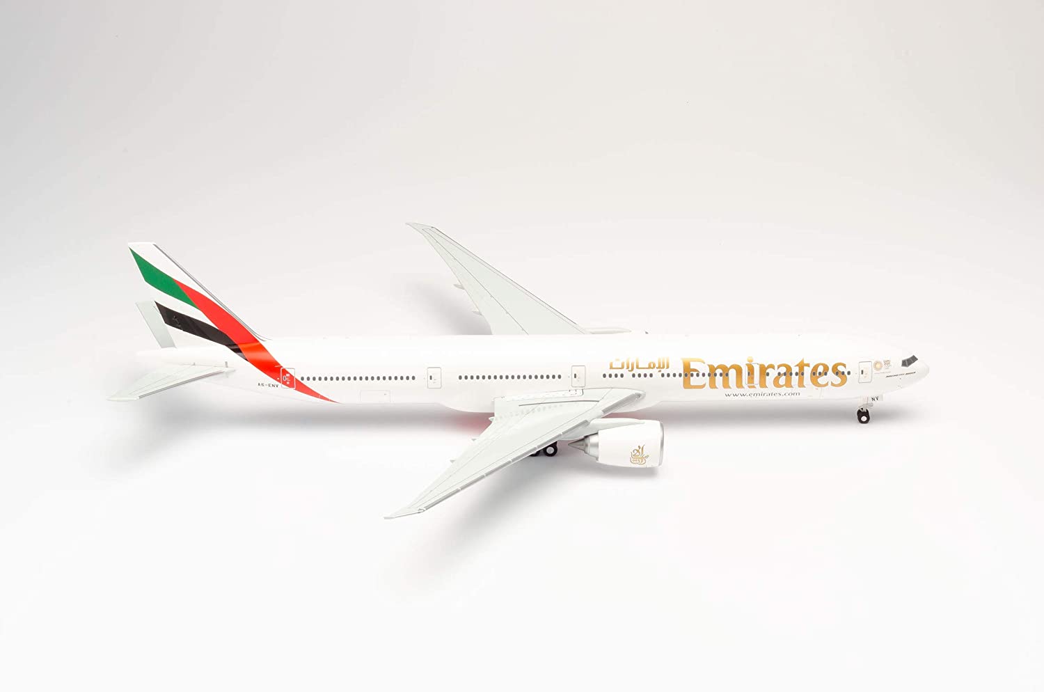 Herpa Miniature Model 557467 Emirates Boeing 777-300Er In Miniature For Col