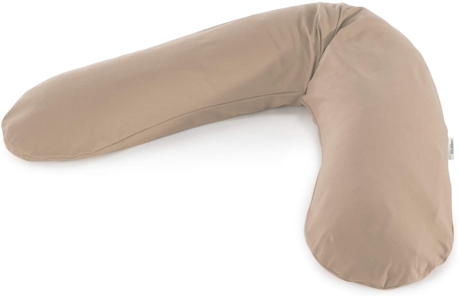 Theraline Nursing pillow Hollowfibre Original 190 + Cover Jersey Cappuccino