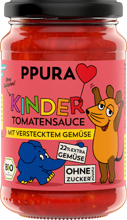 Tomato sauce with vegetables for children, 340 g