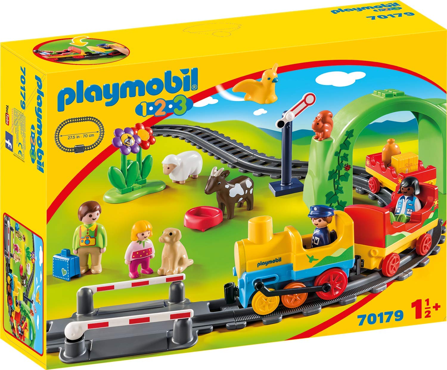 Playmobil 70179 1.2.3 My First Railway, Colourful