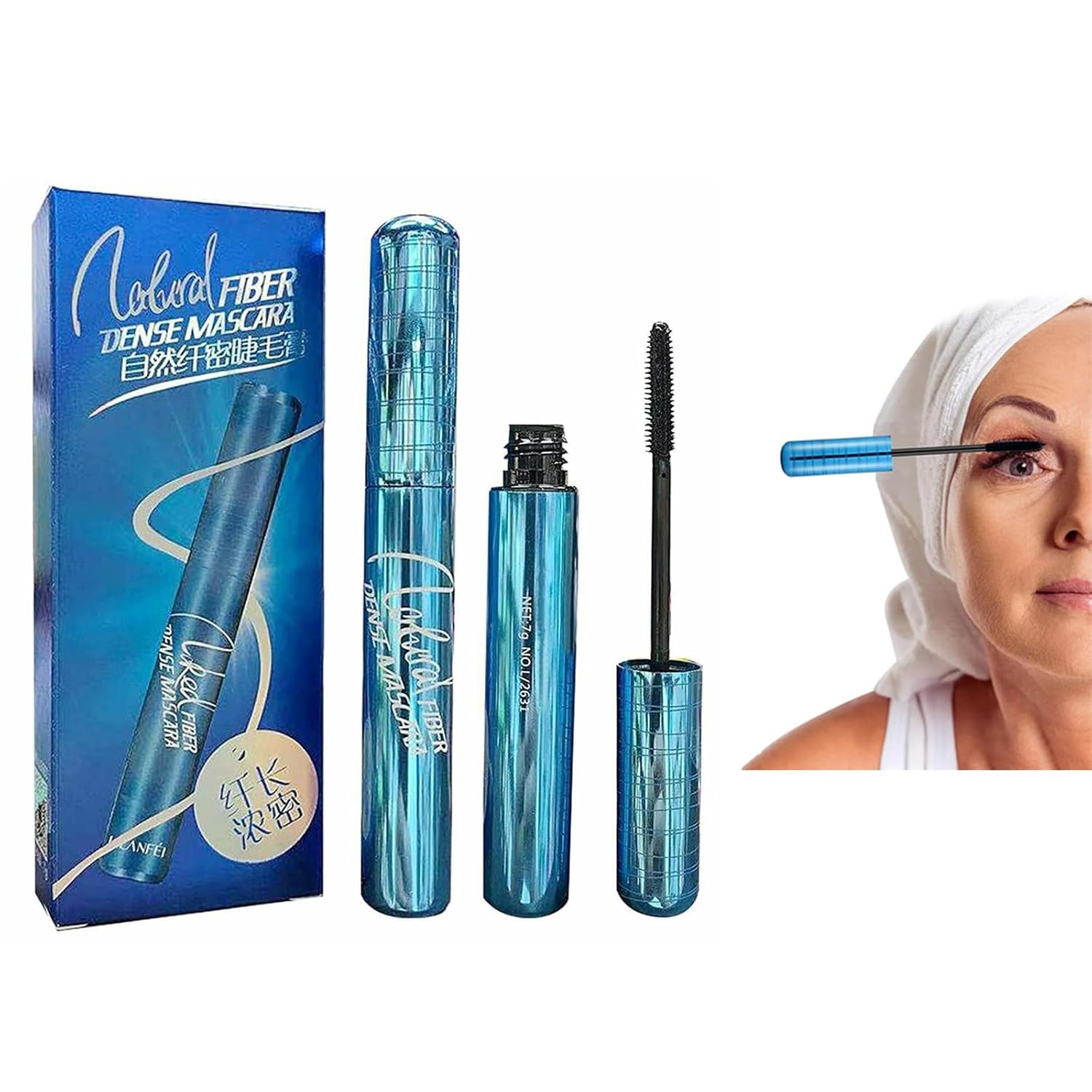 Primelash Mascara for Mature Women, Waterproof, Lengthening & Volumizing, with Eyelash Serum