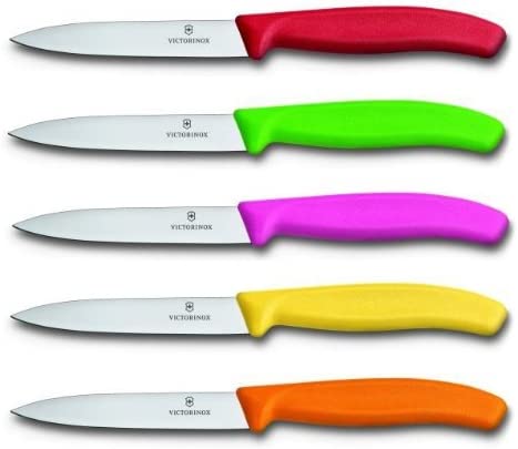 Victorinox Swiss Classic Vegetable Knife / Tomato Knife Set, 10 cm Blade, 10 cm