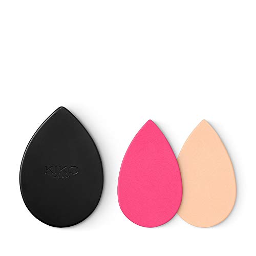 Kiko Milano Beauty Duo Mirror & Sponge Cover Mirror Case with Two Sponges for Applying , 