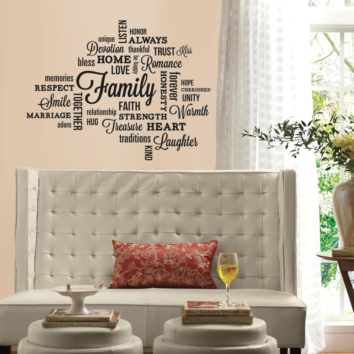 RoomMates 54129 Lettering Family