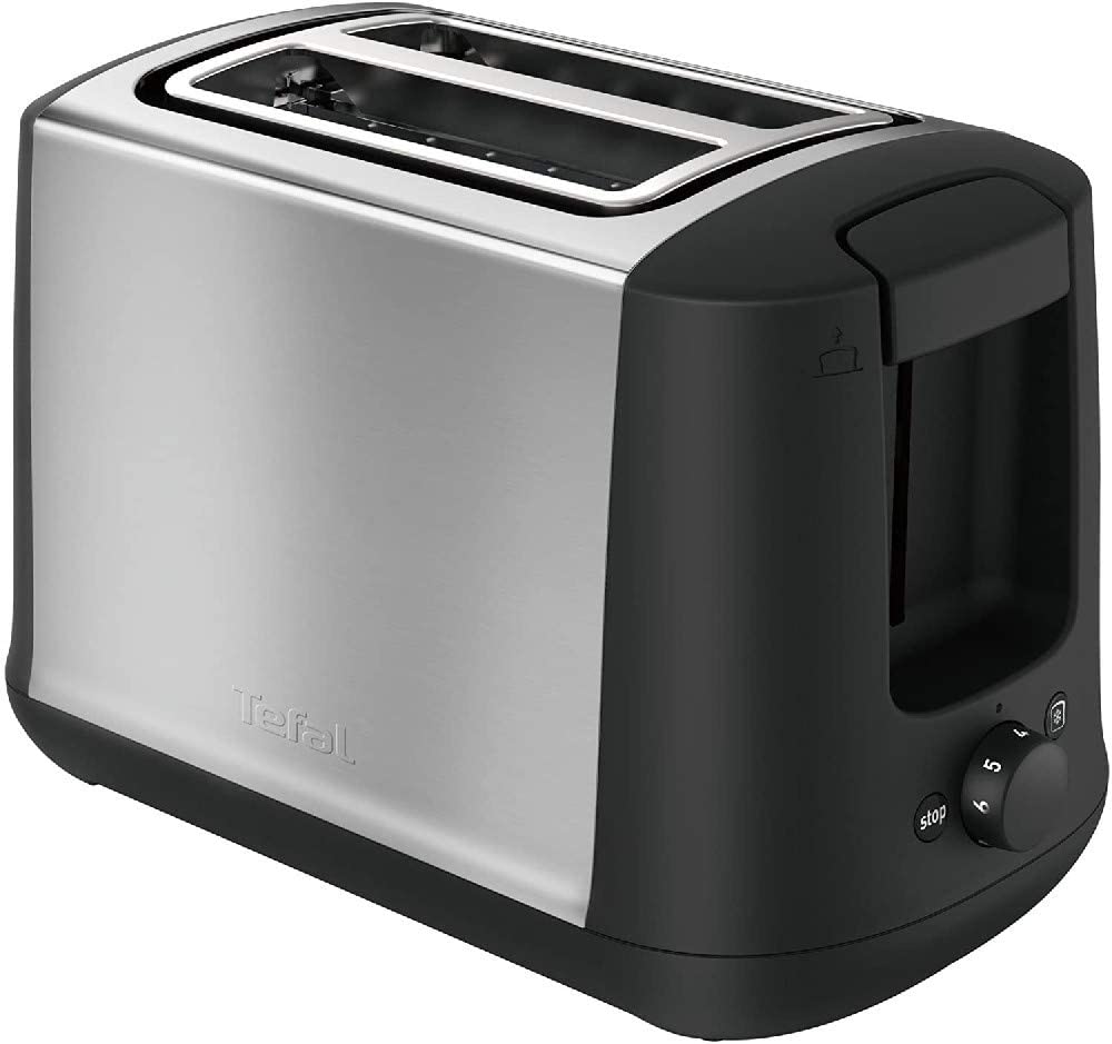 Tefal TT340830 2 Slices / E 850 W Black Stainless Steel Toaster