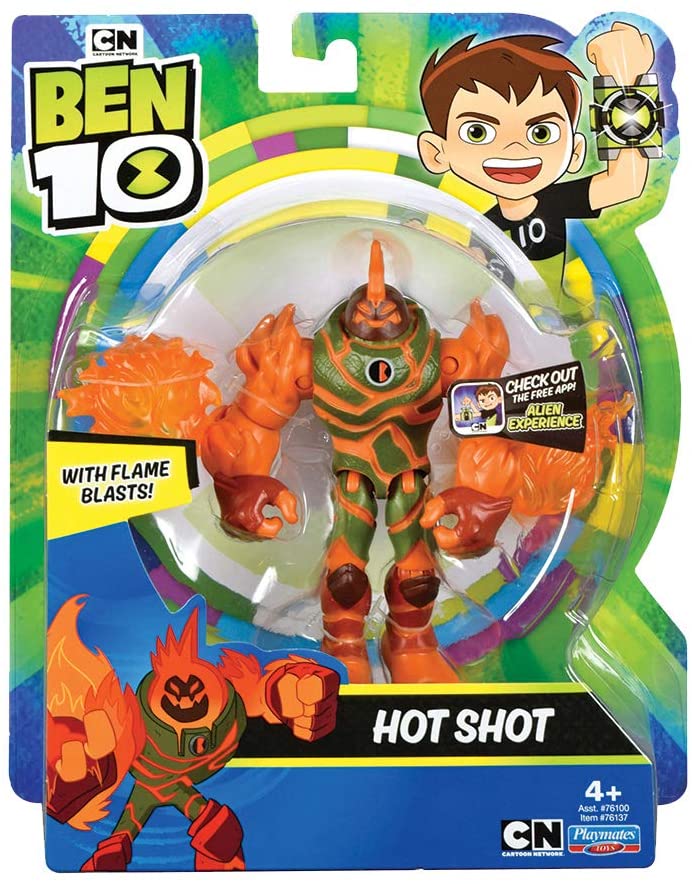 Ben 10 Ben00210 Ben10 Action Figures 13 Cm Ben+Grey Eminence (Greymatter), 