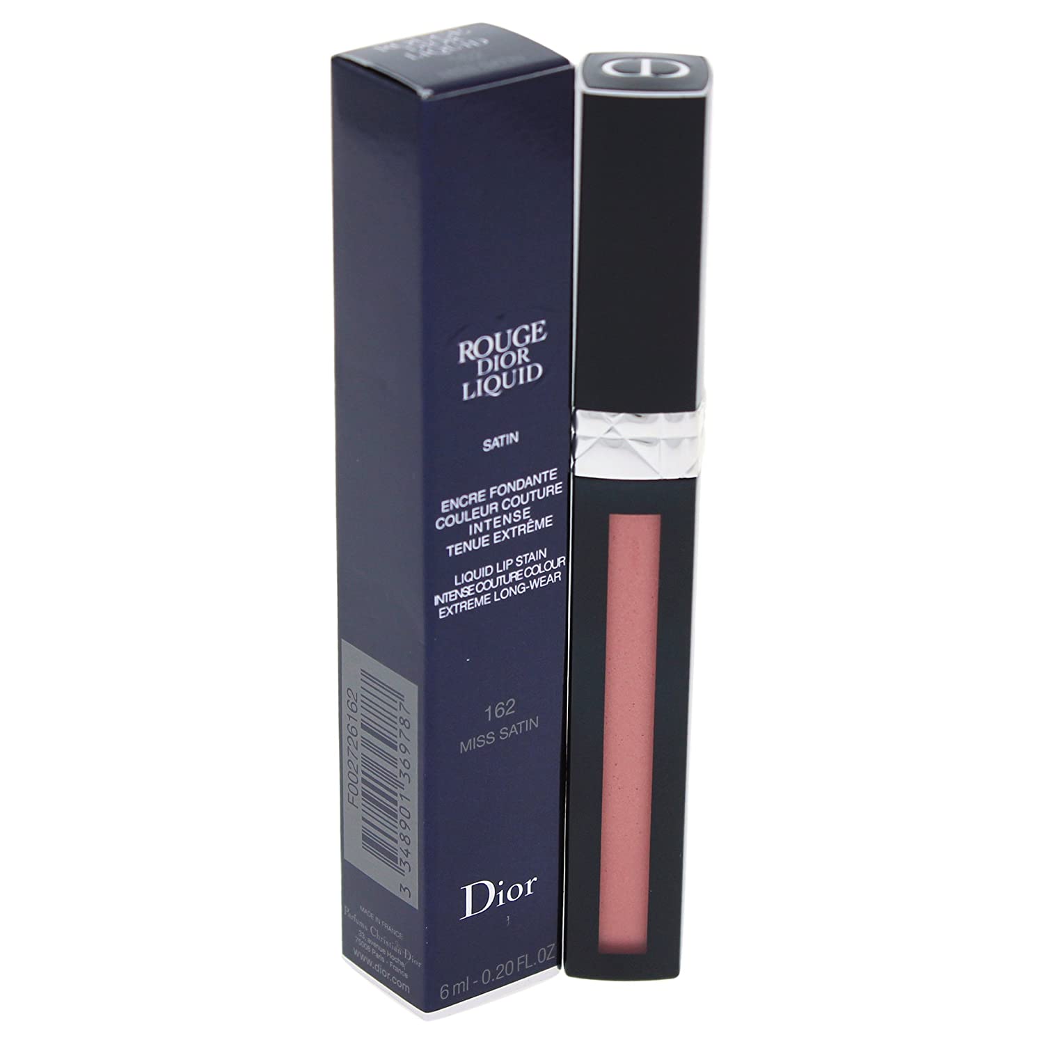Dior Rouge Dior Liquid Lip Stain 6 ml, 162 Miss Satin
