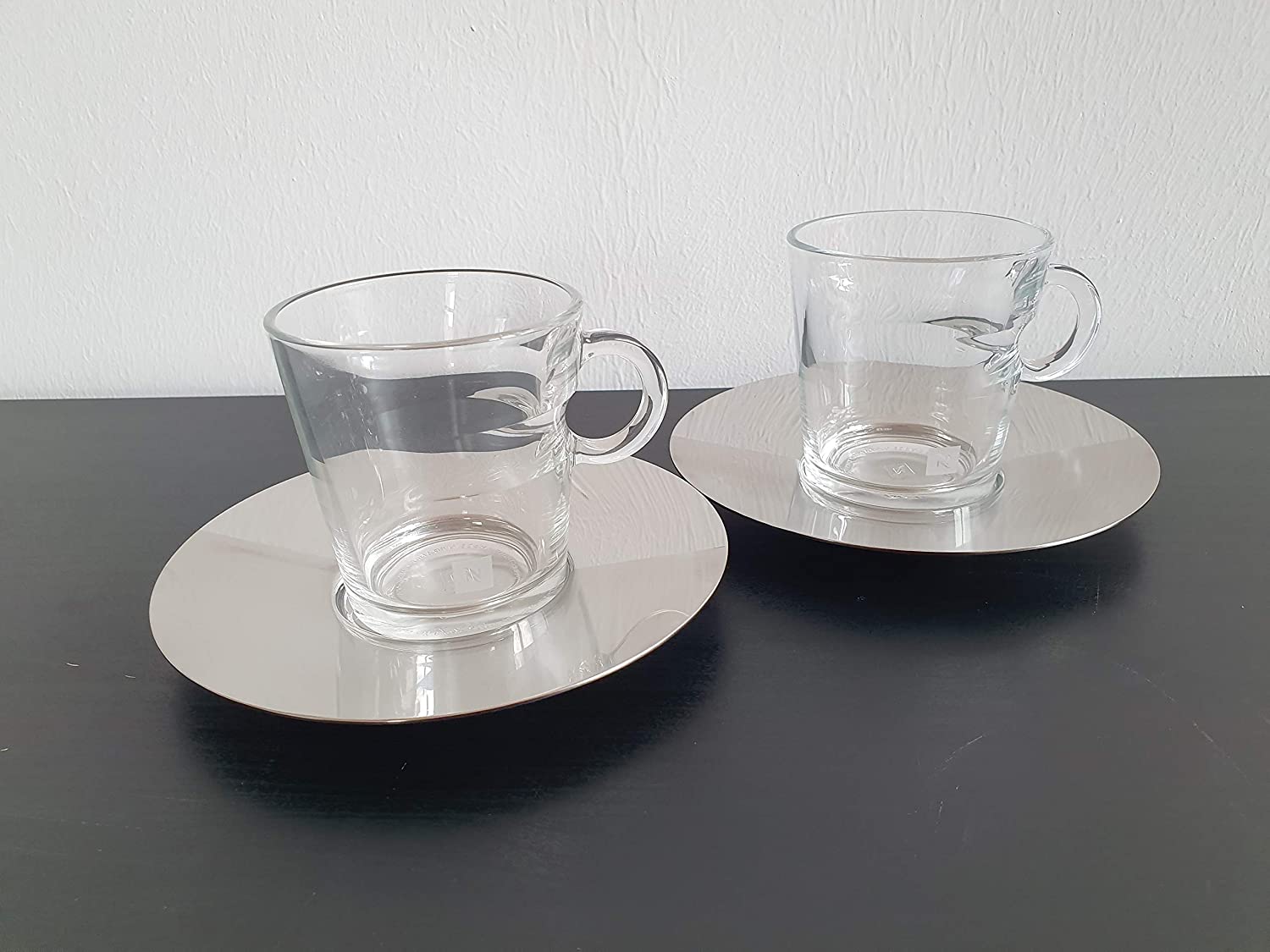 Nespresso Set of 2 Lungo Cups from the VIEW Series Coffee Tea Cocoa Cups Glass