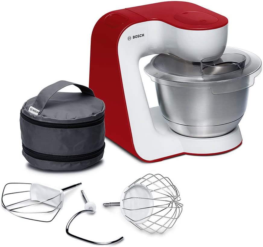 Bosch StartLine MUM54I00 Food Processor (900W, 3.9L, Stainless Steel Mixing Bowl, Easy to Handle/Storage), Food processor