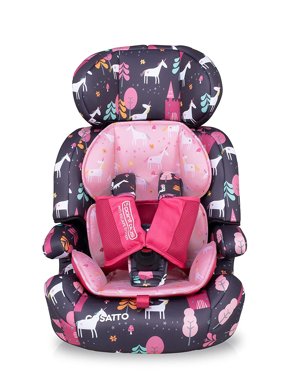 Cosatto Zoomi Car Seat Group 1 2 3, 9-36 kg, 9 Months-12 Years, Forward Facing, Unicorn Land