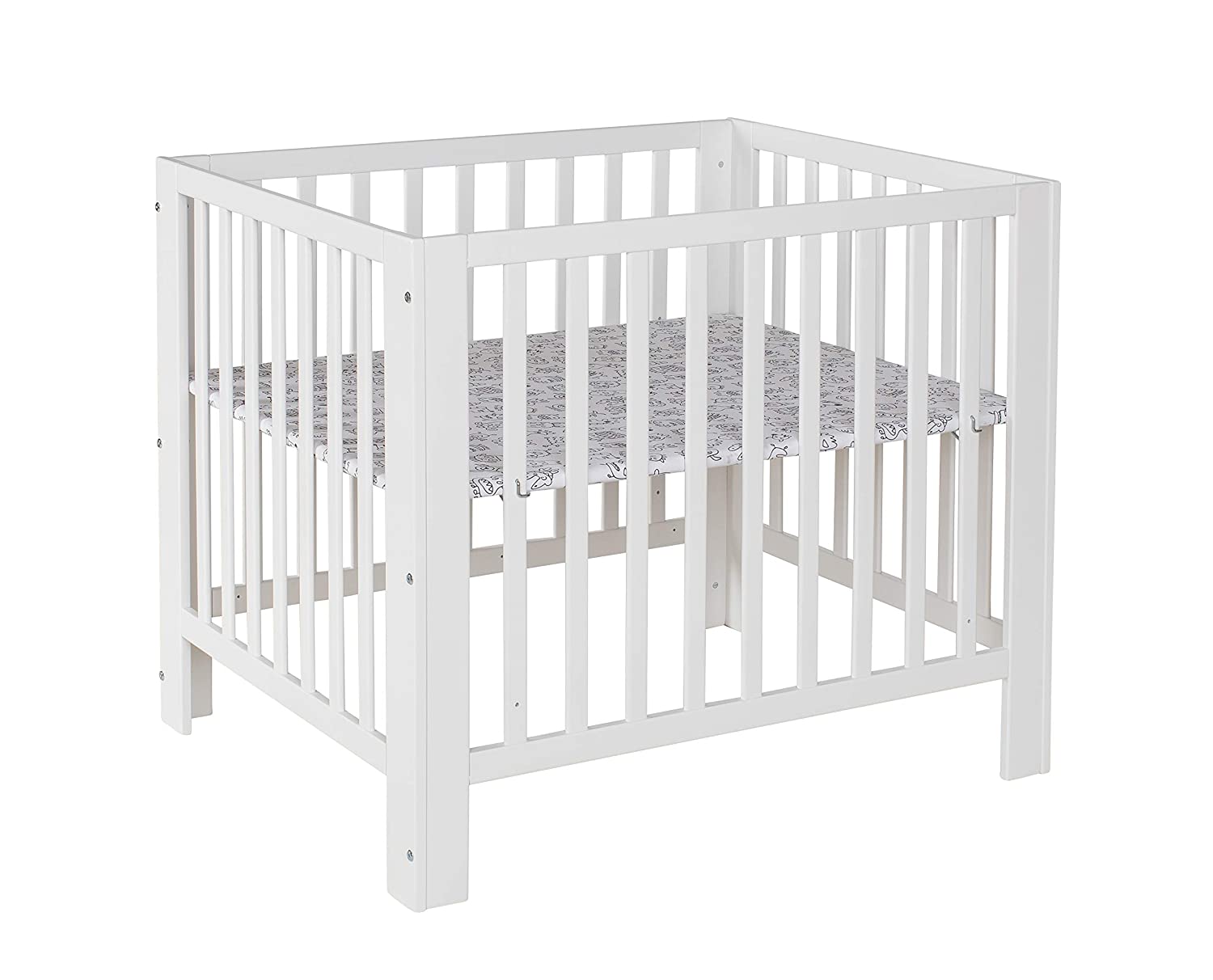 Geuther Ole Playpen TÜV-Approved Height-Adjustable Padded Base Monster