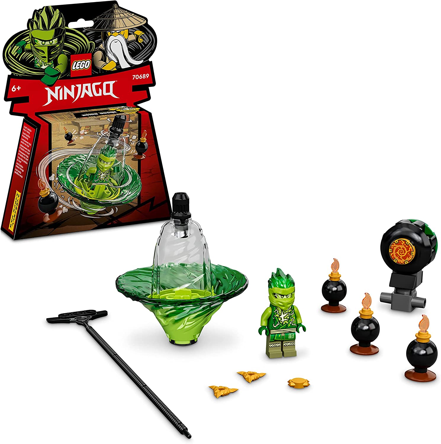 LEGO 70689 NINJAGO Lloyds Spinjitzu Ninjatraining Action Toy with Ninja Spi