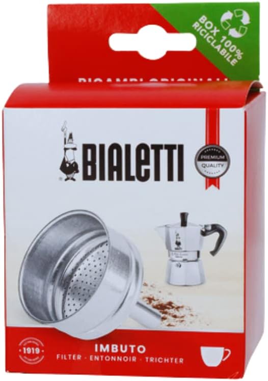 Bialetti Ricambi, Stainless Steel, 6 Tazze