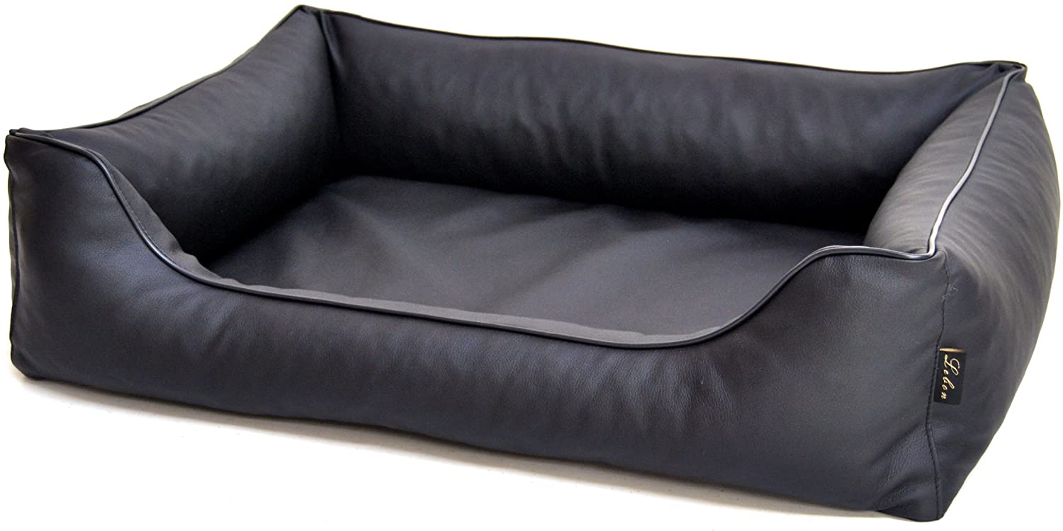 Lebon 826100 Bruno Dog Bed, 100 Cm, Black