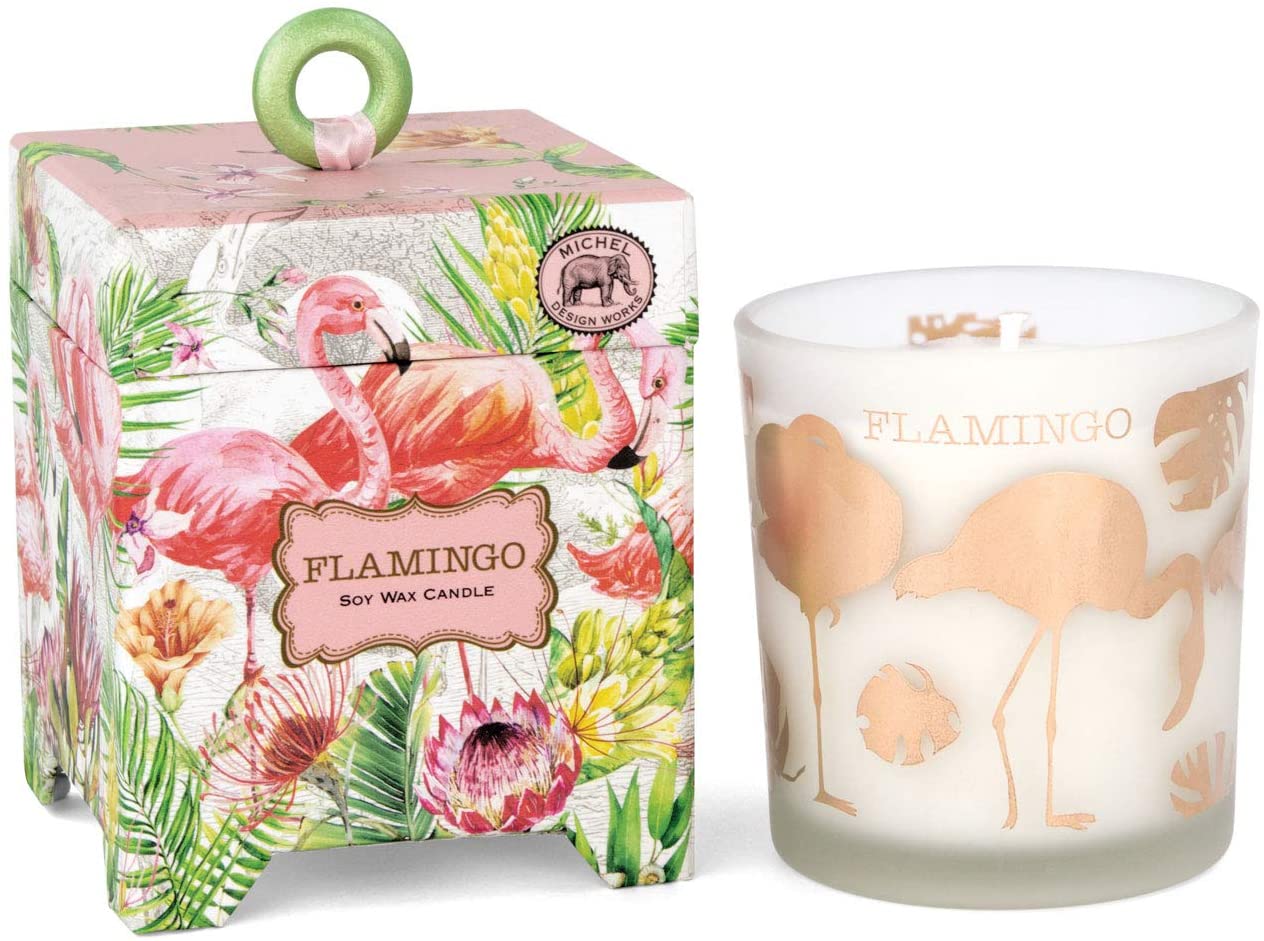 Michel Design Works Soy Wax Candle, Flamingo