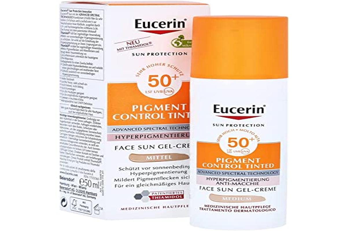 Eucerin Sun Pigment Control Snipped Face Gel Cream SPF50+, 5