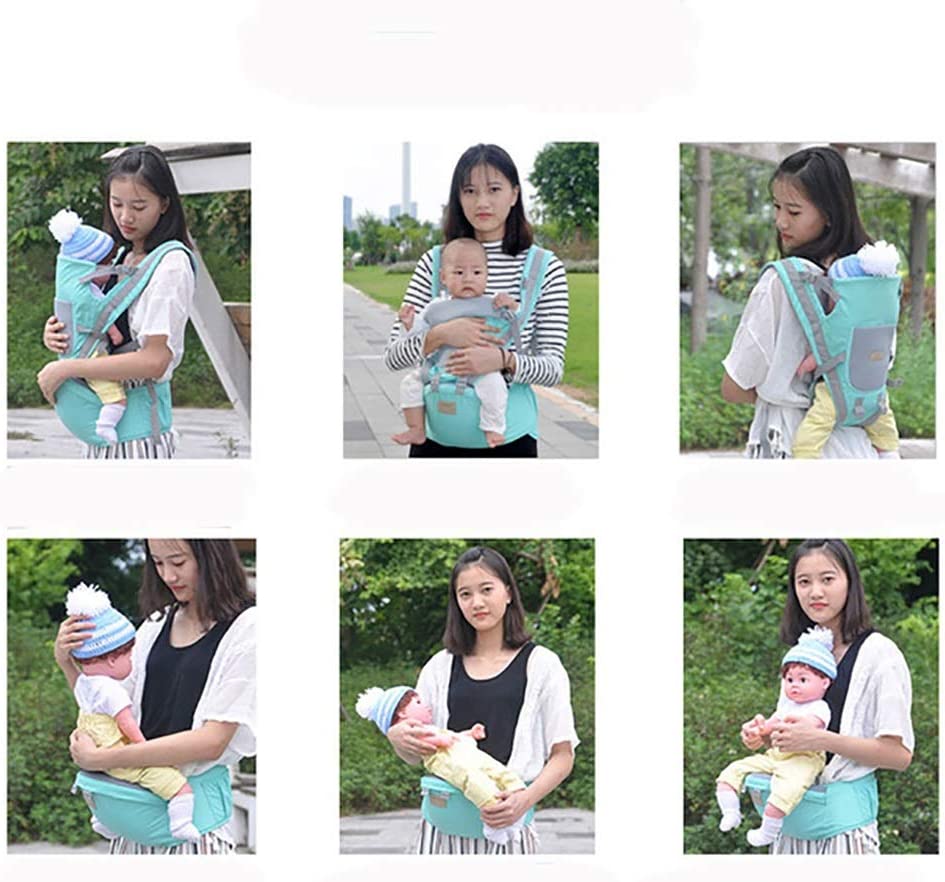 ZoSiP Babytrage Hip Sitz Sling-Rucksack Carriers Rückenschmerzen Unterstützung - Befreien Sie helfen Eltern, ihre Hände (Color : Pink, Size : L)