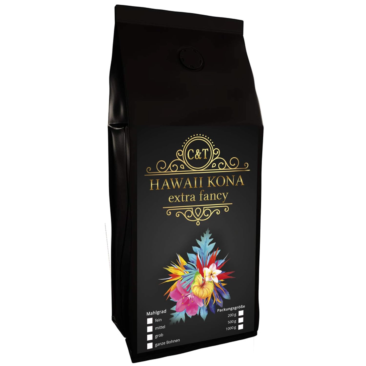 C&T Hawaii Kona coffee | 200g entire beans | The brown gold from Hawaii - one of the best coffees in the world