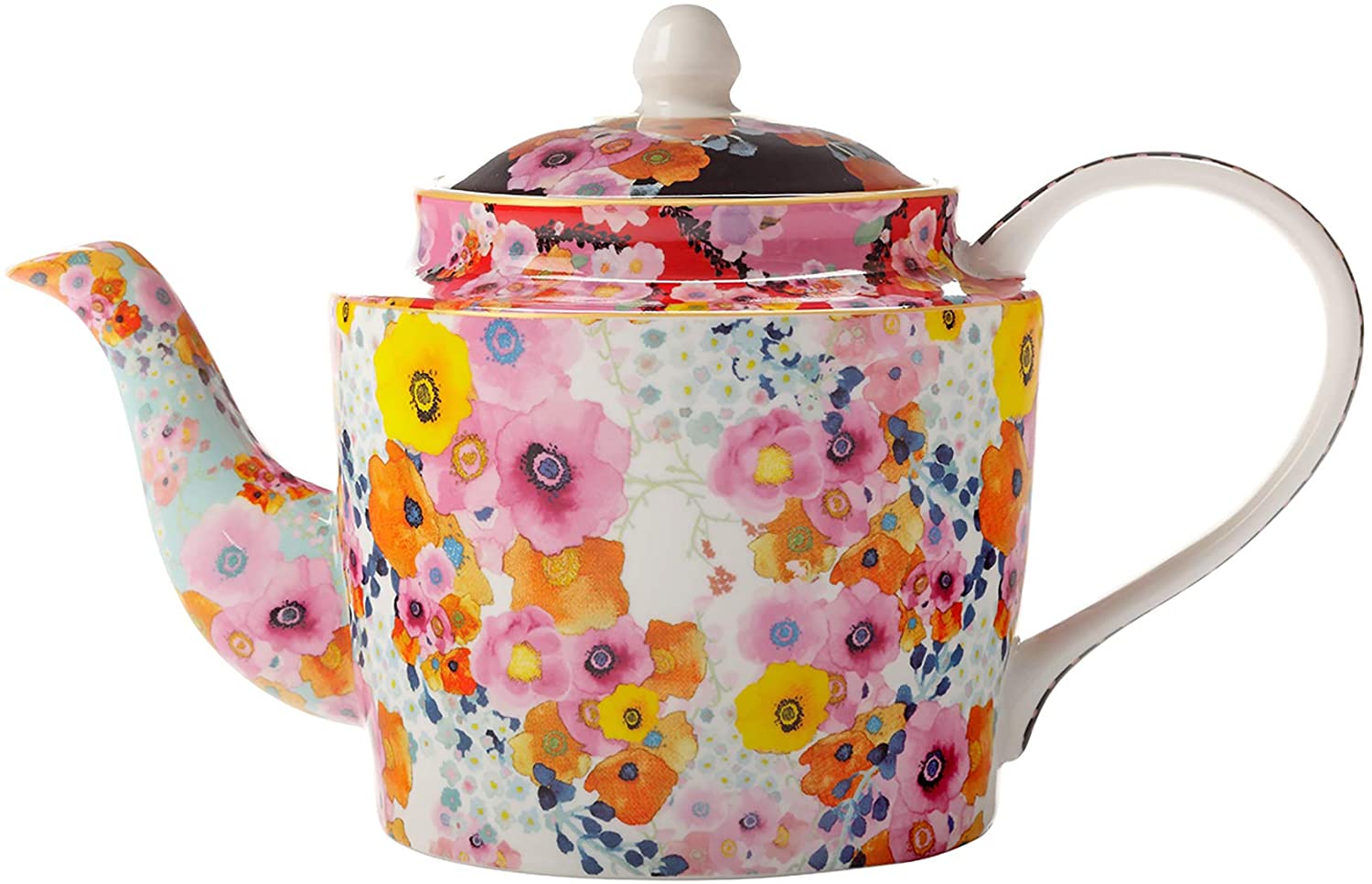 Maxwell & Williams Bloems DX0182 Teapot Gift Box Bone China Porcelain