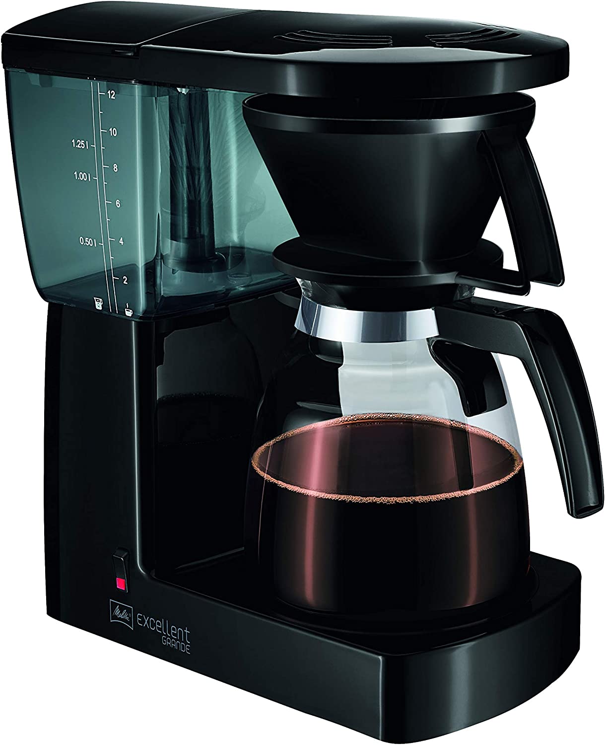 Melitta Excellent Grande M520BK Retro Coffee Machine, Black
