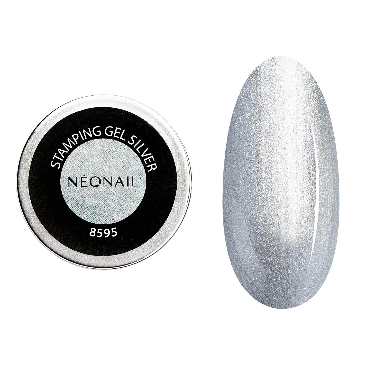 NEONAIL Stamping Gel 4 ml Silver, ‎silver