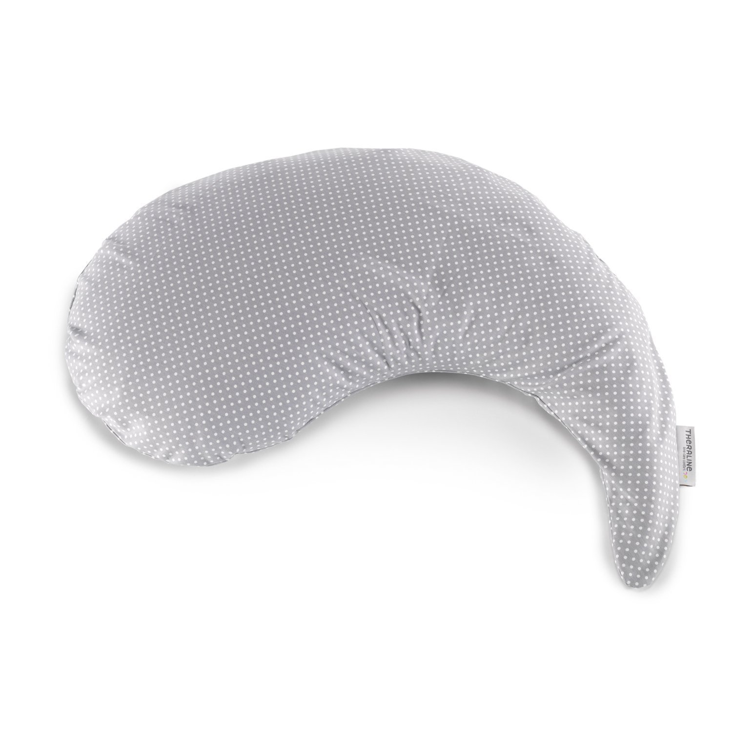 Theraline Yinnie Nursing Pillow with Outer Cover Polka Dots Grey