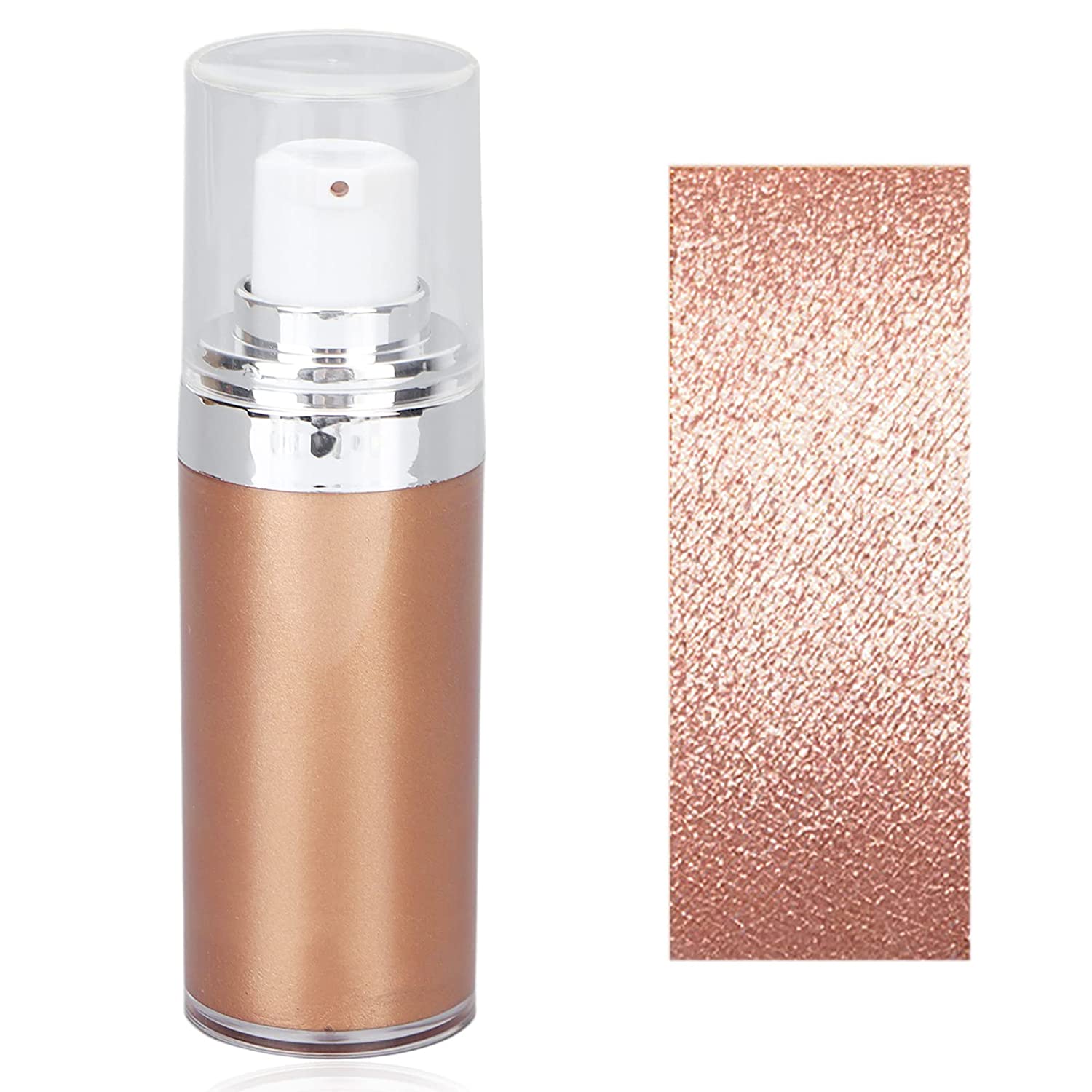 Dioche Glitter Body Makeup Liquid Cream, Moisturising and Radiant for Face, Body, Shiny Skin, Highlighter Lotion, Cosmetics, Shimmering Body Oil, Shimmering Body Lotion (02), ‎02