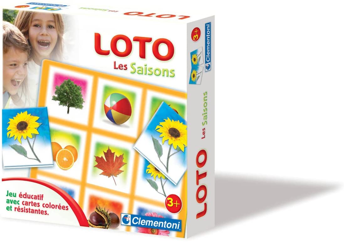 Clementoni 12830.3 – Games Educational and Scientific Lotto – The Seasons
