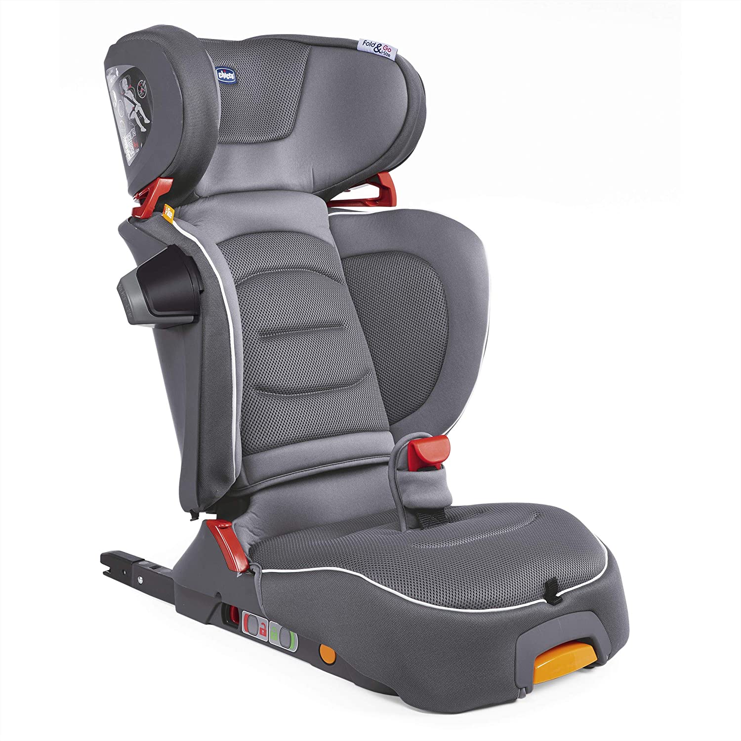 Chicco Fold&Go Unisex Child Car Seat Group 2/3 Jet Black