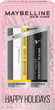 Maybelline New York Mascara + Kajal Set Happy Holidays Colossal Curl Bounce, 1 St