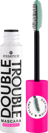 essence cosmetics Mascara Double Trouble Mascara Extra Black, 12 ml