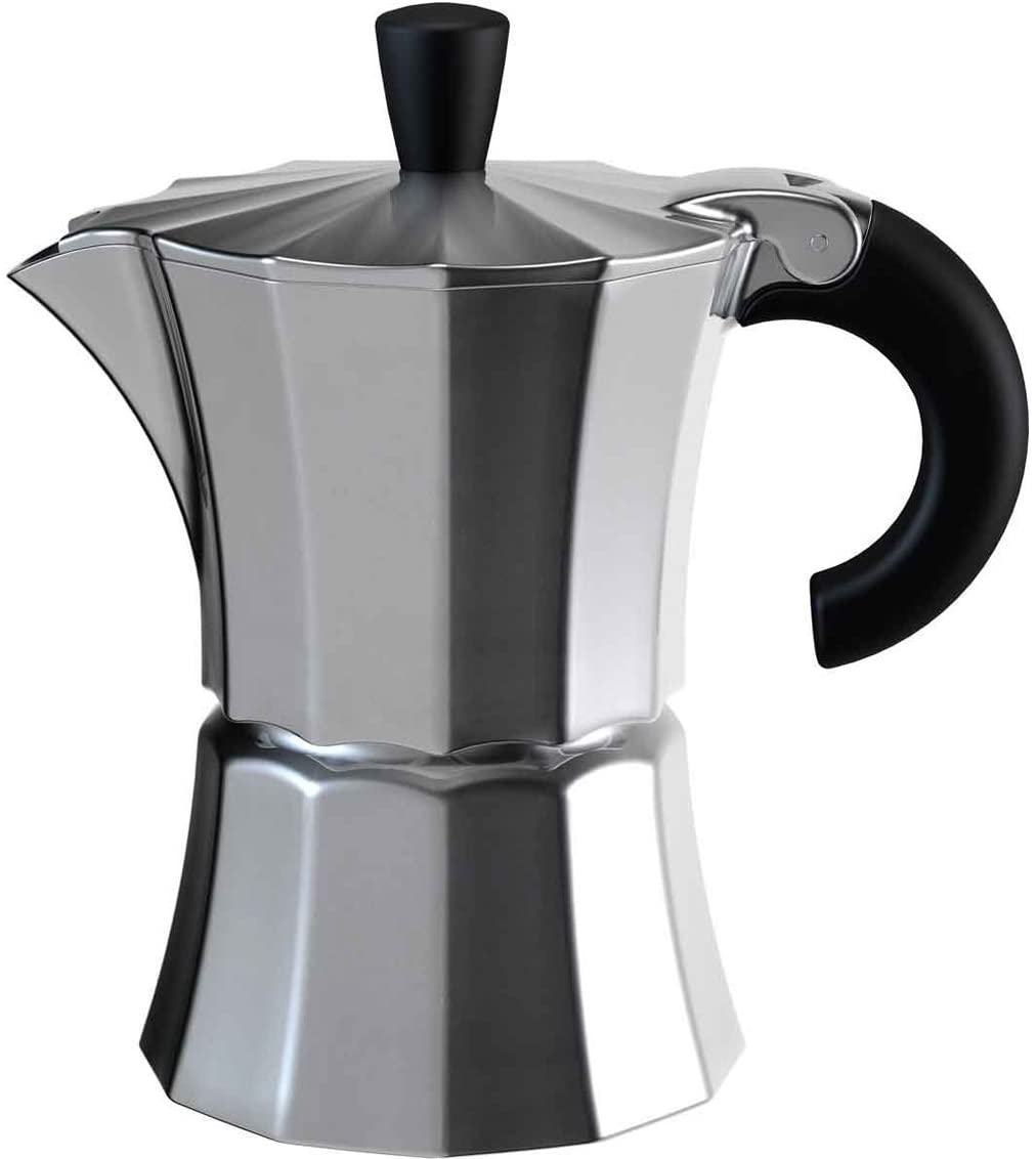 Gnali & Zani MOR002 Morosina 3-Cup Coffee Maker Aluminium