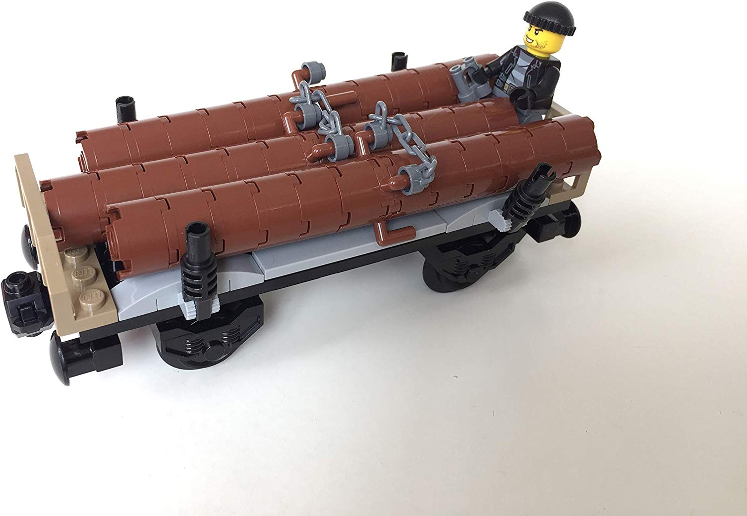 Genuine Lego City Train Carriage With Logs – 60198