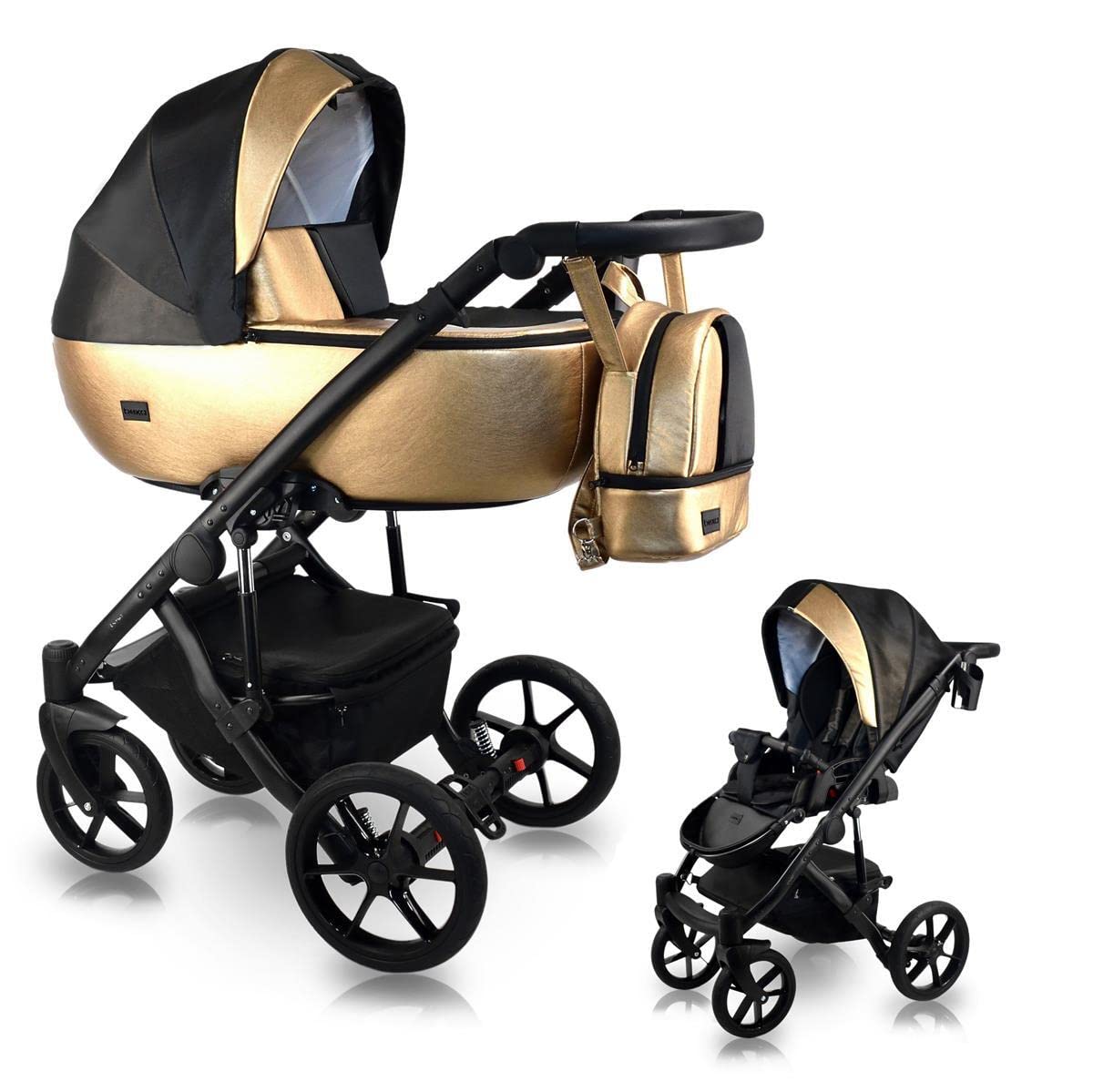 SaintBaby Party Night AI16 3-in-1 Pushchair Car Seat and Isofix Selection 8 Colours with Baby Car Seat