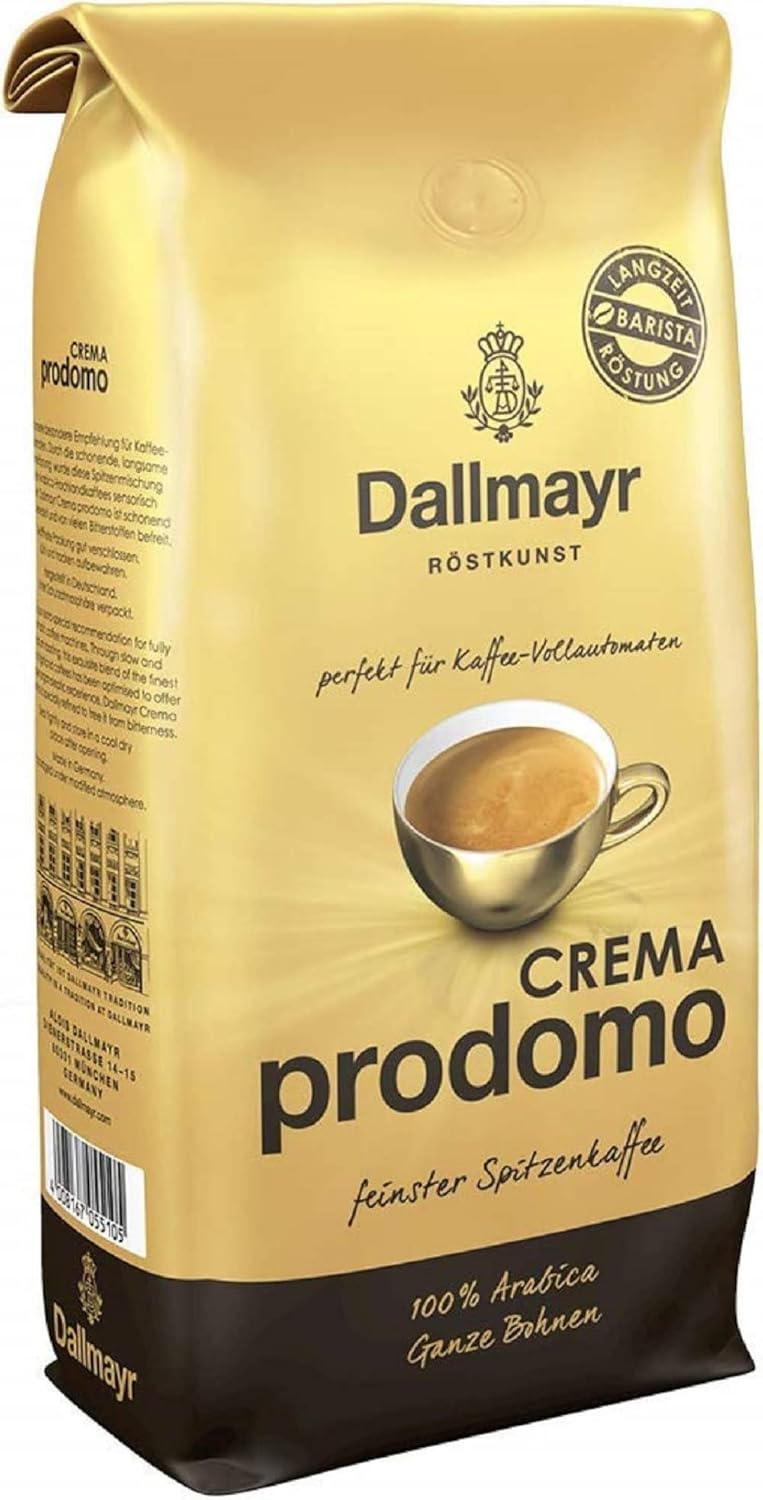 Dallmayr Crema Prodomo Beans, Pack of 1 (1 x 1000 g)