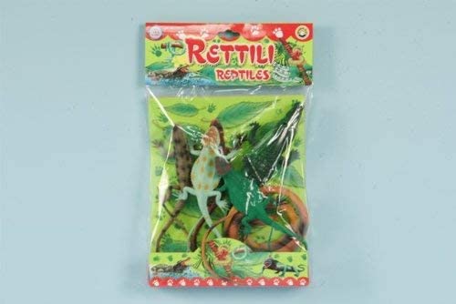 Globo Toys Globo34150  W  Toy Reptiles Animal In Bag (6 Pieces)